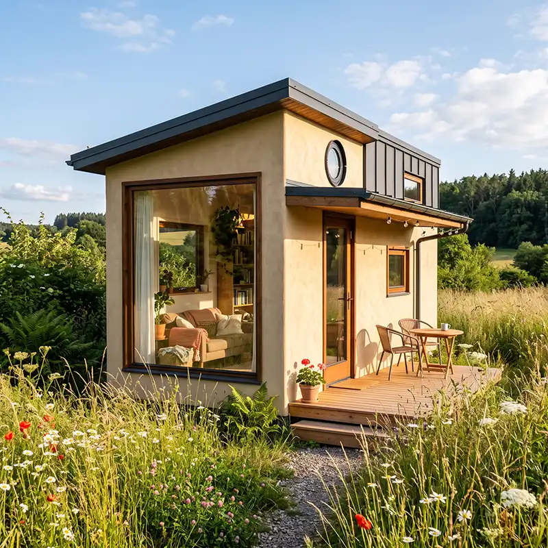 strohballenhaus tiny house