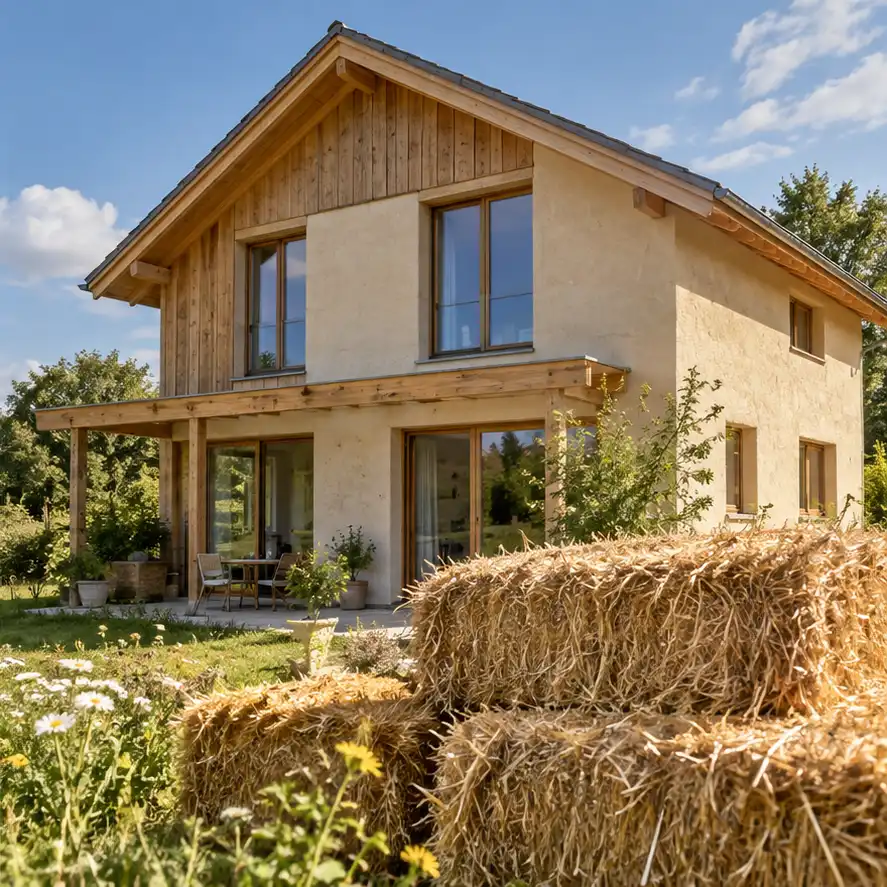 strohhaus bauen strohballen